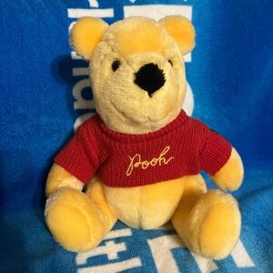100 Years Sears Winnie the Pooh plush toy 9” sitting with moving joints